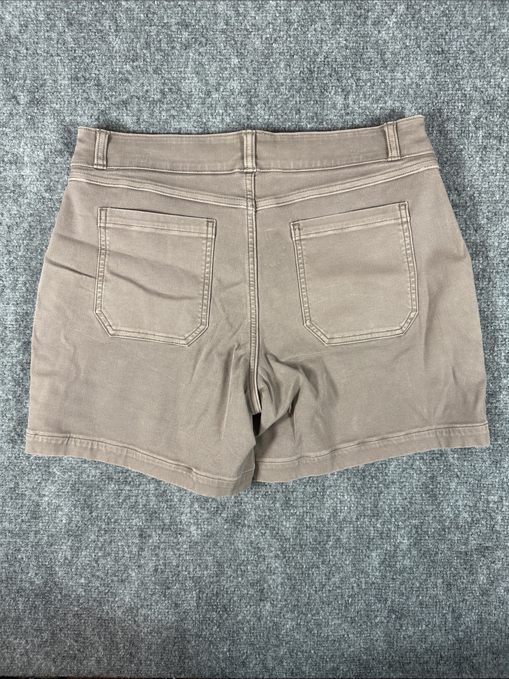 SPANX Stretch Twill Short 6” Women’s Size Large - Picture 4 of 6